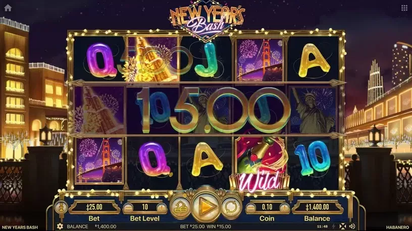 New Year' Bash slot screenshot 4