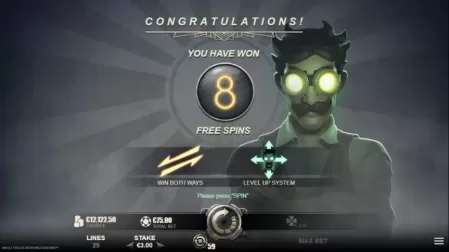 Nikola Tesla's Incredible Machine slot screenshot 6