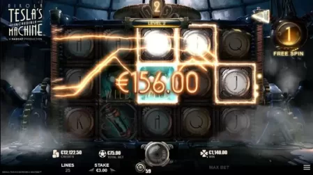 Nikola Tesla's Incredible Machine slot screenshot 7