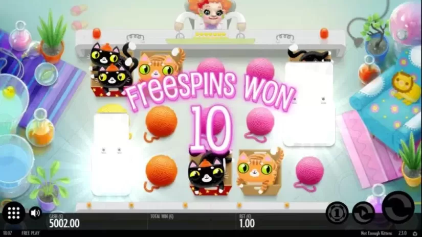 Not Enough Kittens slot screenshot 2
