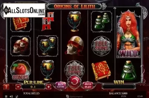 Reel Screen. Origins Of Lilith from Spinomenal