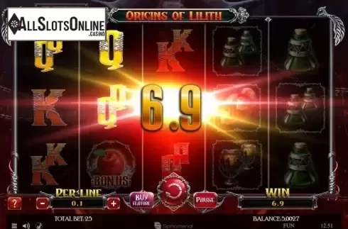 Win Screen 2. Origins Of Lilith from Spinomenal
