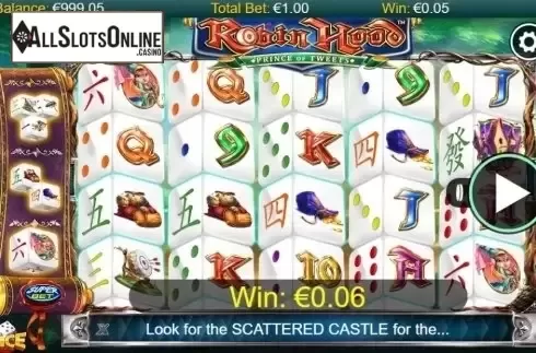 Win Screen. Robin Hood Prince of Tweets Dice from NextGen