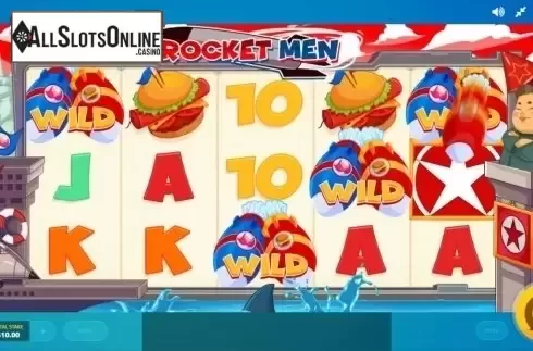 Kim's little game screen 2. Rocket Man (Red Tiger) from Red Tiger