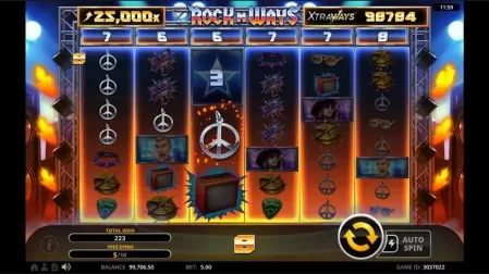 Rock N' Ways XtraWays slot screenshot 5