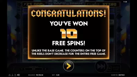Rock N' Ways XtraWays slot screenshot 3