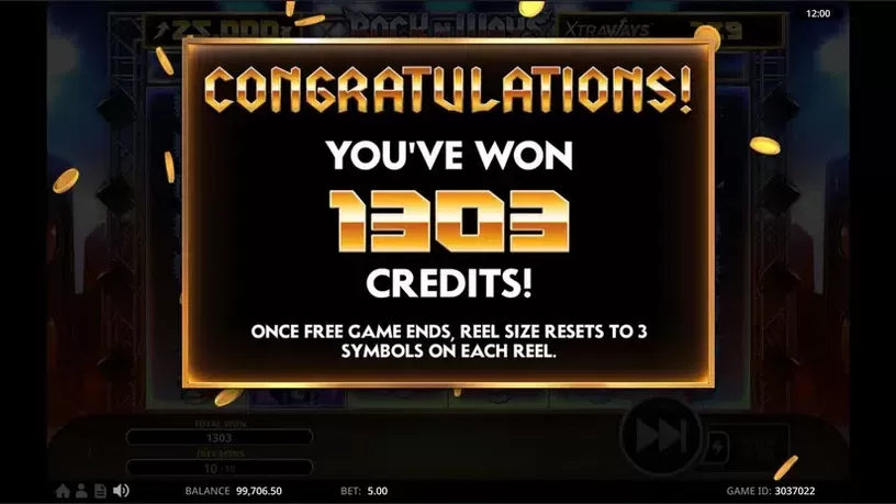 Rock N' Ways XtraWays slot screenshot 7