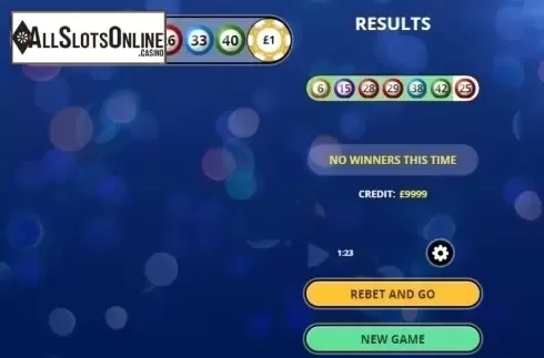 Reel screen. Rush Lotto from Inspired Gaming