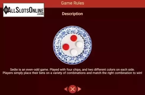 Game Rules screen