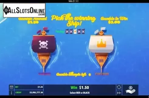 Gamble / Risk Game screen