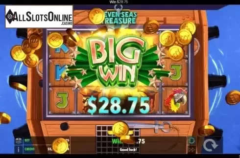 Big Win screen