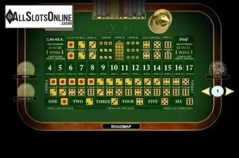 Game Screen. Sic Bo (Habanero) from Habanero