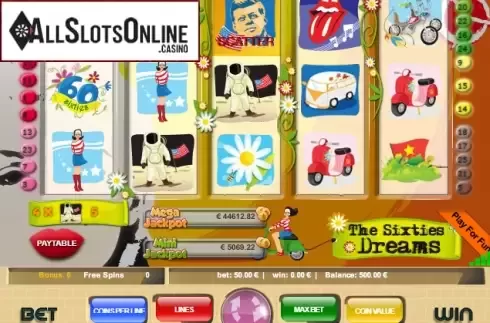 Screen2. Sixties from Portomaso Gaming