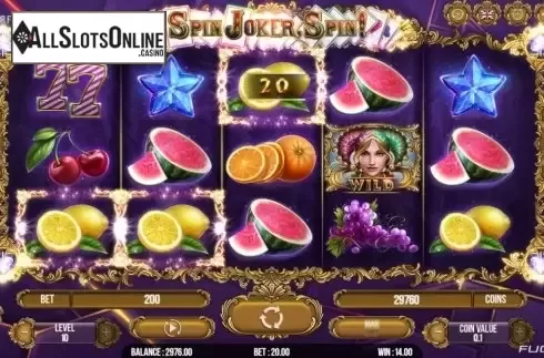 Win Screen 2. Spin Joker, Spin from Fugaso