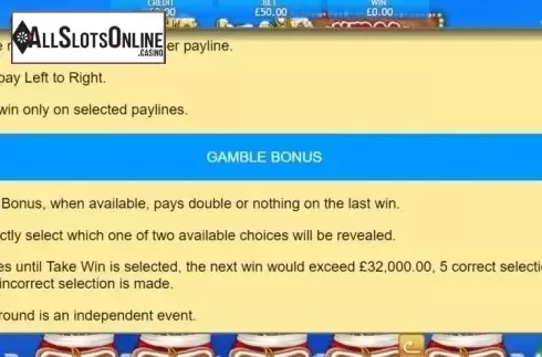 Gamble Bonus. Sugar Train Xmas from Eyecon