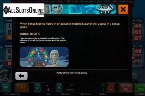 Bonus Games 2. Sunken City Bingo from MGA