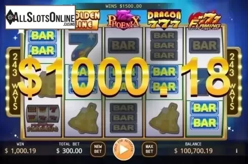 Win Screen 1. Super Shot 2 from KA Gaming