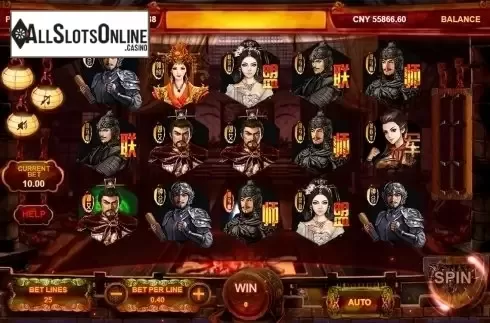 Reels screen. The Advisors Alliance from Triple Profits Games
