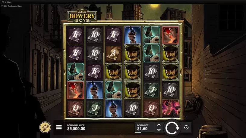 The Bowery Boys slot screenshot 1
