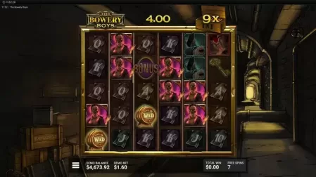 The Bowery Boys slot screenshot 5