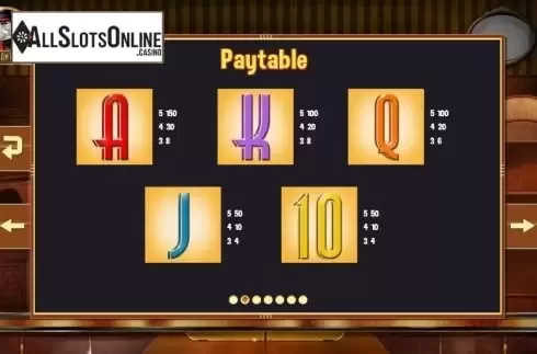 Paytable 2. The Elephant Gang from Skyrocket Entertainment
