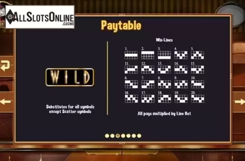 Paytable 3. The Elephant Gang from Skyrocket Entertainment