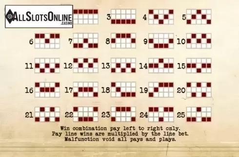 Paytable 5. Three Stooges (Pariplay) from Pariplay