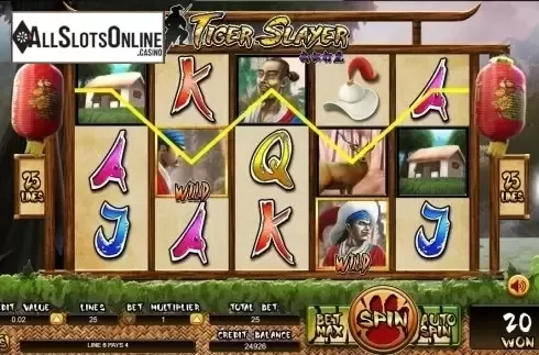 Win Screen 2. Tiger Slayer from TOP TREND GAMING