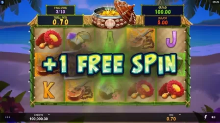Tiki Mania slot screenshot 5
