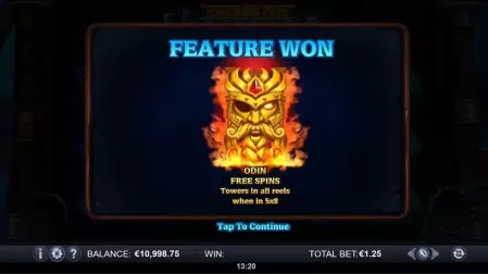 Towering Pays Valhalla slot screenshot 6