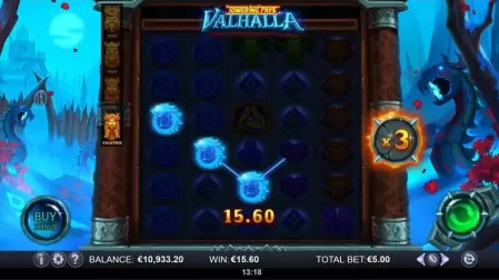 Towering Pays Valhalla slot screenshot 4