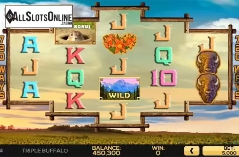 Game workflow 3. Triple Buffalo from High 5 Games