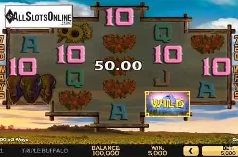 Game workflow . Triple Buffalo from High 5 Games