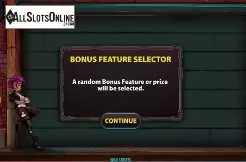 Bonus intro screen. Wild Streets from Red7