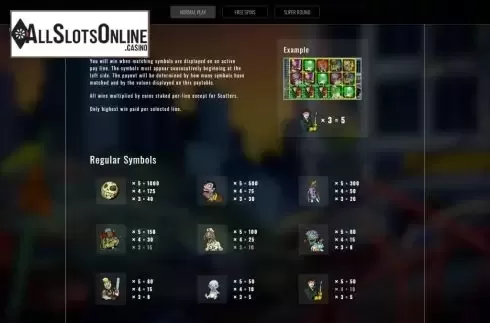 Screen7. Zombiezee Money from Rival Gaming
