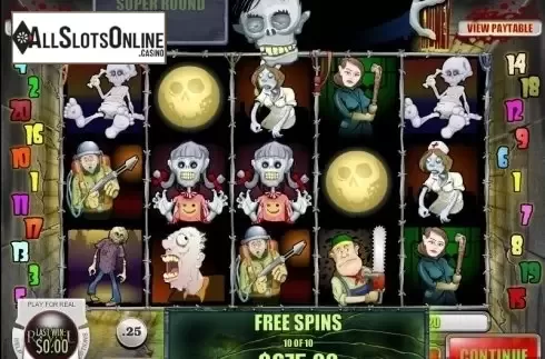 Screen8. Zombiezee Money from Rival Gaming
