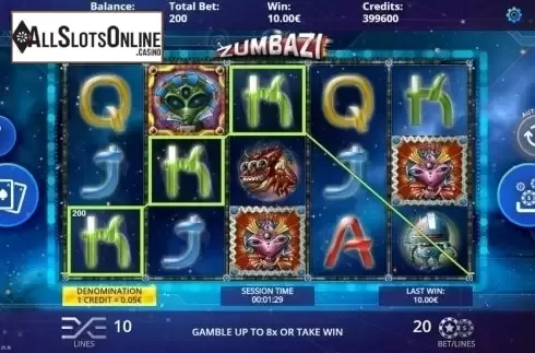 Win Screen. Zumbazi from DLV