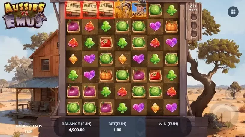Aussies vs Emus slot screenshot 2