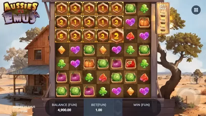 Aussies vs Emus slot screenshot 3