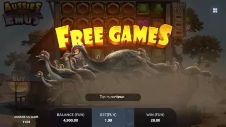 Aussies vs Emus slot screenshot 4