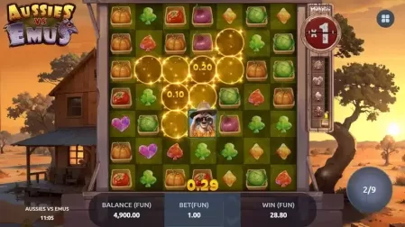 Aussies vs Emus slot screenshot 5