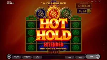 Burning Coins 100 slot screenshot 3
