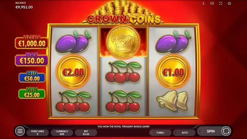 Crown Coins slot screenshot 5