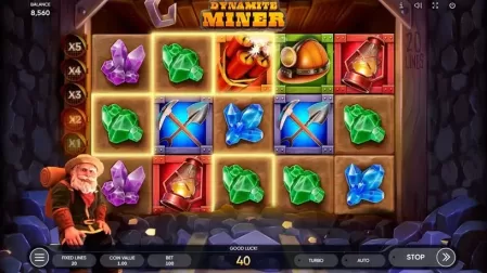 Dynamit Miner slot screenshot 3