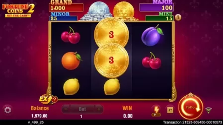 Fortune Coins 2 slot screenshot 2
