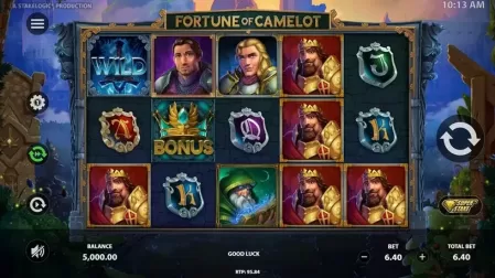 Fortune Of Camelot slot screenshot 1