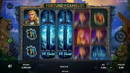 Fortune Of Camelot slot screenshot 2