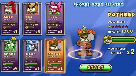 Garden Gladiators slot screenshot 4