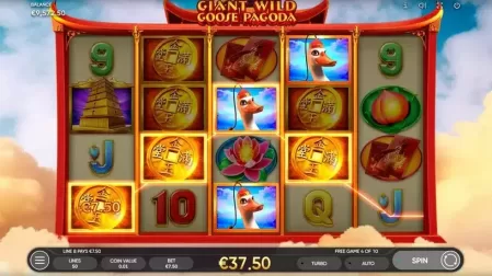 Giant Wild Goose Pagoda slot screenshot 4