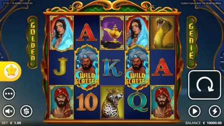 Golden Genie slot screenshot 1